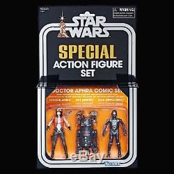 Sdcc 2018 Hasbro Star Wars The Vintage Collection Doctor Aphra Comic Set