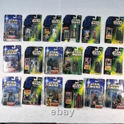 Set 18 Star Wars Vintage Action Figures, Luke, Chewbacca, Darth Vader, Leia, New