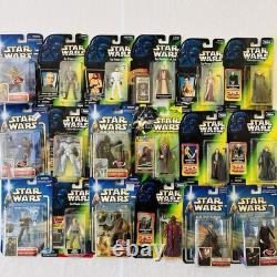 Set 18 Star Wars Vintage Action Figures, Luke, Chewbacca, Darth Vader, Leia, New