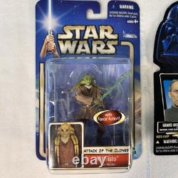 Set 18 Star Wars Vintage Action Figures, Luke, Chewbacca, Darth Vader, Leia, New