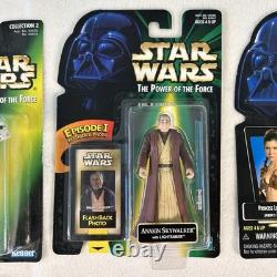 Set 18 Star Wars Vintage Action Figures, Luke, Chewbacca, Darth Vader, Leia, New