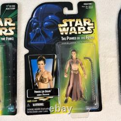 Set 18 Star Wars Vintage Action Figures, Luke, Chewbacca, Darth Vader, Leia, New
