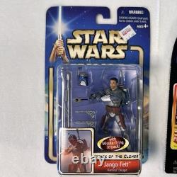 Set 18 Star Wars Vintage Action Figures, Luke, Chewbacca, Darth Vader, Leia, New