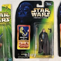Set 18 Star Wars Vintage Action Figures, Luke, Chewbacca, Darth Vader, Leia, New