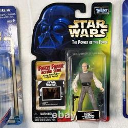Set 18 Star Wars Vintage Action Figures, Luke, Chewbacca, Darth Vader, Leia, New