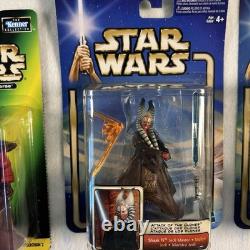 Set 18 Star Wars Vintage Action Figures, Luke, Chewbacca, Darth Vader, Leia, New