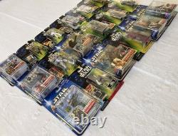 Set 18 Star Wars Vintage Action Figures, Luke, Chewbacca, Darth Vader, Leia, New