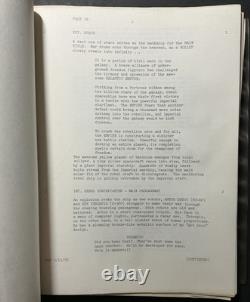 Star Wars (1976) Early Draft Script Compilation Deleted Tosche Station Scenes