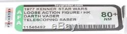 Star Wars 1977 Vintage Kenner Darth Vader DT Saber (HK) Loose Figure AFA 80+
