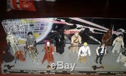 Star Wars 1977 Vintage Mail Away Display Stand and First 12 Figure Lot