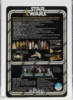 Star Wars 1978 Vintage Kenner 12 Back C Double Telescoping Luke Skywalker AFA 80