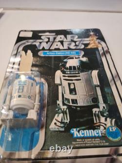 Star Wars 1978 Vintage Kenner 12 Back R2 D2 MOC White Artoo Detoo