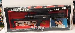 Star Wars 1978 Vintage Kenner 3-Position Laser Rifle MISB AFA 70
