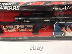 Star Wars 1978 Vintage Kenner 3-Position Laser Rifle MISB AFA 70