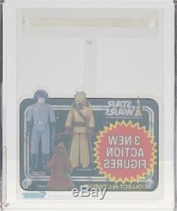 Star Wars 1978 Vintage Kenner Dangler Display 3 New Action Figures AFA 85