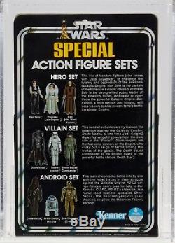 Star Wars 1978 Vintage Kenner Villain Set 3-Pack MISB AFA 85