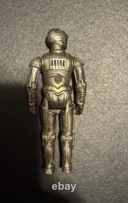 Star Wars 1978 Vintage Takara C-3PO Zetca Metal Figures Japan Rare! US Seller