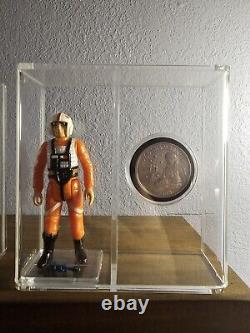 Star Wars 1978 X-wing Pilot Luke Skywalker with Coin Vintage Mint Condition