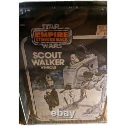 Star Wars 1980 Vintage The Empire Strikes Back Kenner AT-ST AFA 80 Graded