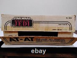 Star Wars 1983 Vintage Imperial AT-AT Walker Vehicle Box & Instructions