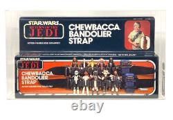 Star Wars 1983 Vintage Kenner Chewbacca Bandolier CAS Graded 80 MISB Sealed