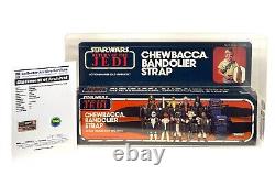 Star Wars 1983 Vintage Kenner Chewbacca Bandolier CAS Graded 80+ MISB Sealed