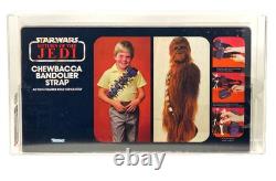 Star Wars 1983 Vintage Kenner Chewbacca Bandolier CAS Graded 80 MISB Sealed