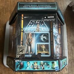 Star Wars 2012 SDCC Carbon Freezing Chamber TVC Jar Jar in Carbonite exclusive