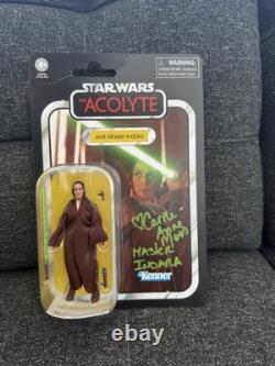 Star Wars Acolyte Vintage Series Master Indara Figure Signed Carrie-Anne Moss