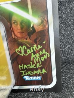Star Wars Acolyte Vintage Series Master Indara Figure Signed Carrie-Anne Moss