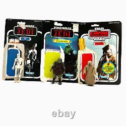 Star Wars Action Figure Lot Of 32 withback cards for each figure 1980s vtg