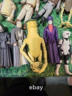 Star Wars Action Figure Lot Vintage Kenner 70's + 80's Plus Extras
