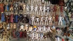 Star Wars Action Figures 210+ Lot! Vintage, Legacy, Saga Collections+accessories