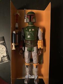 Star Wars Boba Fett 12 inch LG VTG OG Kenner 1978-1979 with Wookie Scalps