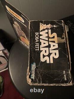 Star Wars Boba Fett 12 inch LG VTG OG Kenner 1978-1979 with Wookie Scalps