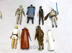 Star Wars C3PO Vintage Carrying Case with over 40 Vintage Action Figures