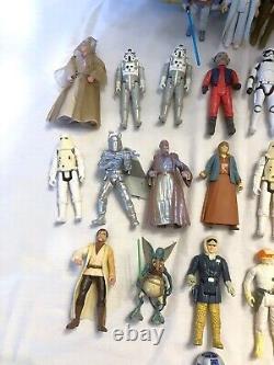 Star Wars C3PO Vintage Carrying Case with over 40 Vintage Action Figures