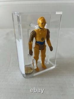 Star Wars C 3po Droids Afa 85+ Just Graded Kenner Vintage 1985 Rotj R2d2 Htf