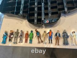Star Wars Darth Vader Action Figure Carrying Case With 12 Figures Vintage 1980