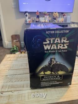 Star Wars Dewback With Sand Trooper 12 Inch Kk25 Vintage Toy New In Box NIB