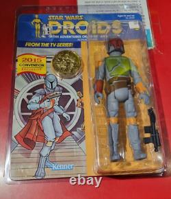 Star Wars Droids SDCC Boba Fett Jumbo Vintage Kenner Figure exclusive