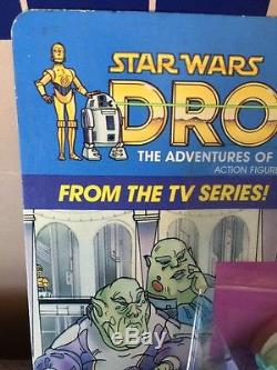 Star Wars Droids Sise Fromm Vintage Rare 1985 Kenner MOC Sealed-Acrylic Case
