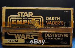 Star Wars ESB Vintage Darth Vader's Star Destroyer Playset Unused with Box Inserts
