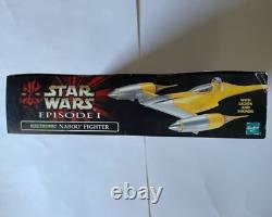 Star Wars Electronic Naboo Fighter Vintage Sealed 1998 Phantom Menace Episode 1