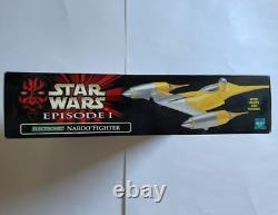 Star Wars Electronic Naboo Fighter Vintage Sealed 1998 Phantom Menace Episode 1