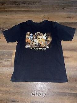 Star Wars Episode ii Attack Of The Clones Vintage Shirt Mens Medium