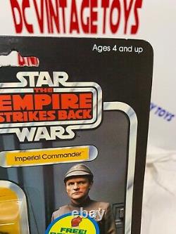 Star Wars Esb Imperial Commander 48 Back B Vintage Moc Carded