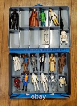 Star Wars Figures Lot Vintage Original 1977 With Case