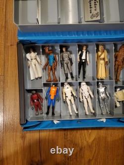 Star Wars Figures Lot Vintage Original 1977 With Case