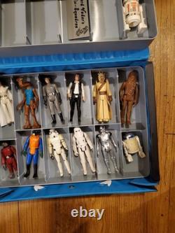 Star Wars Figures Lot Vintage Original 1977 With Case